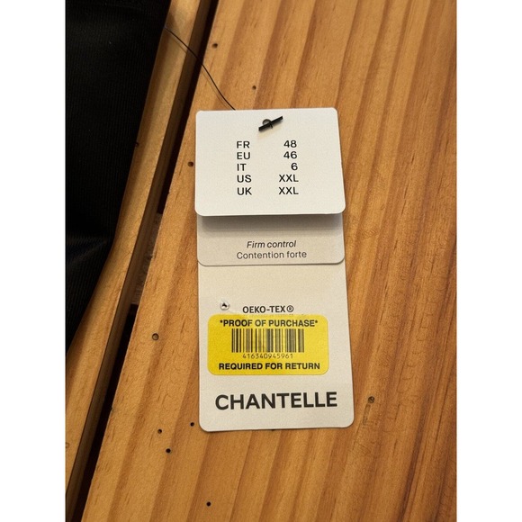 NEW Chantelle Firm Control High Waist Brief Style 3503 Sz XXL Shapewear Black - Picture 5 of 6